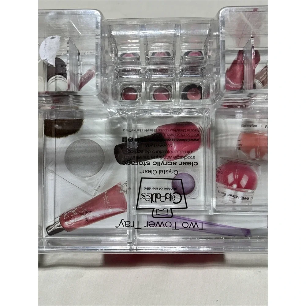Caboodles‎ Crystal Clear Cosmetic Makeup Keeper Tray Organizer BNIP